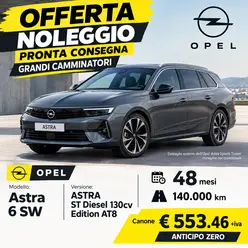 Offerta noleggio personalizzabile Opel Astra